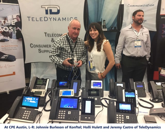 TeleDynamics booth at Channel Partners Evolution