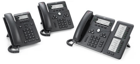 Cisco 6800 series IP phones - distributed by TeleDynamics