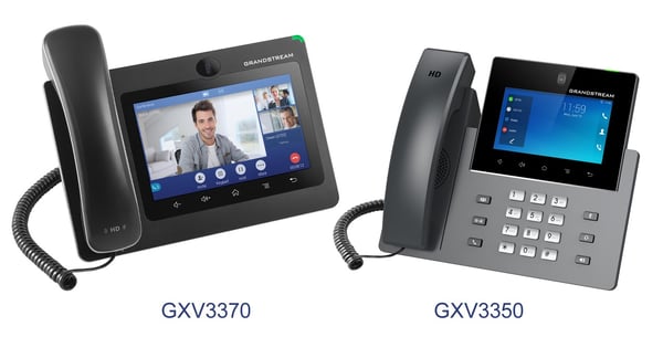 Grandstream GXV3370 & GXV3350 IP video phones