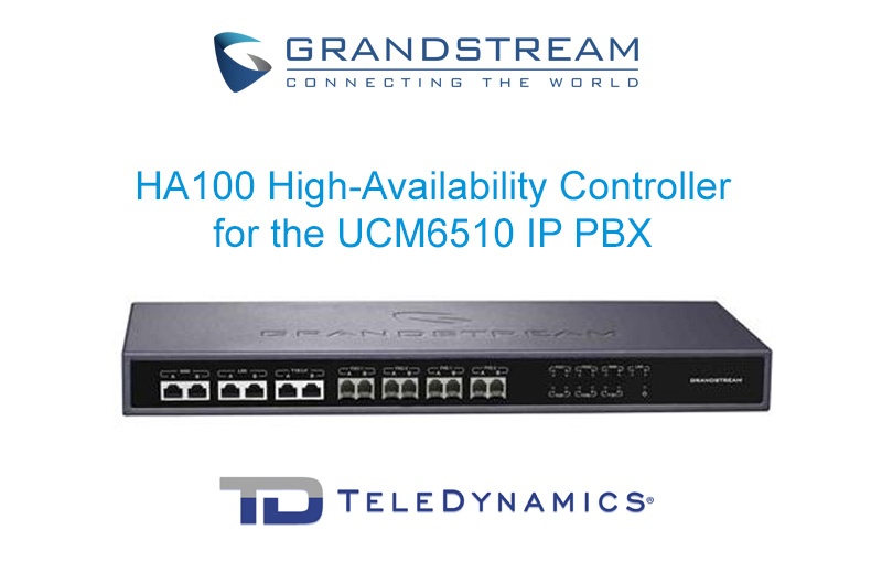 Grandstream’s HA100 high availability controller for the UCM6510 IP PBX