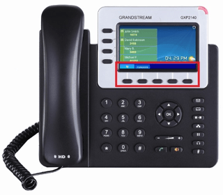 Grandstream GXP2140 SIP phone soft keys - TeleDynamics