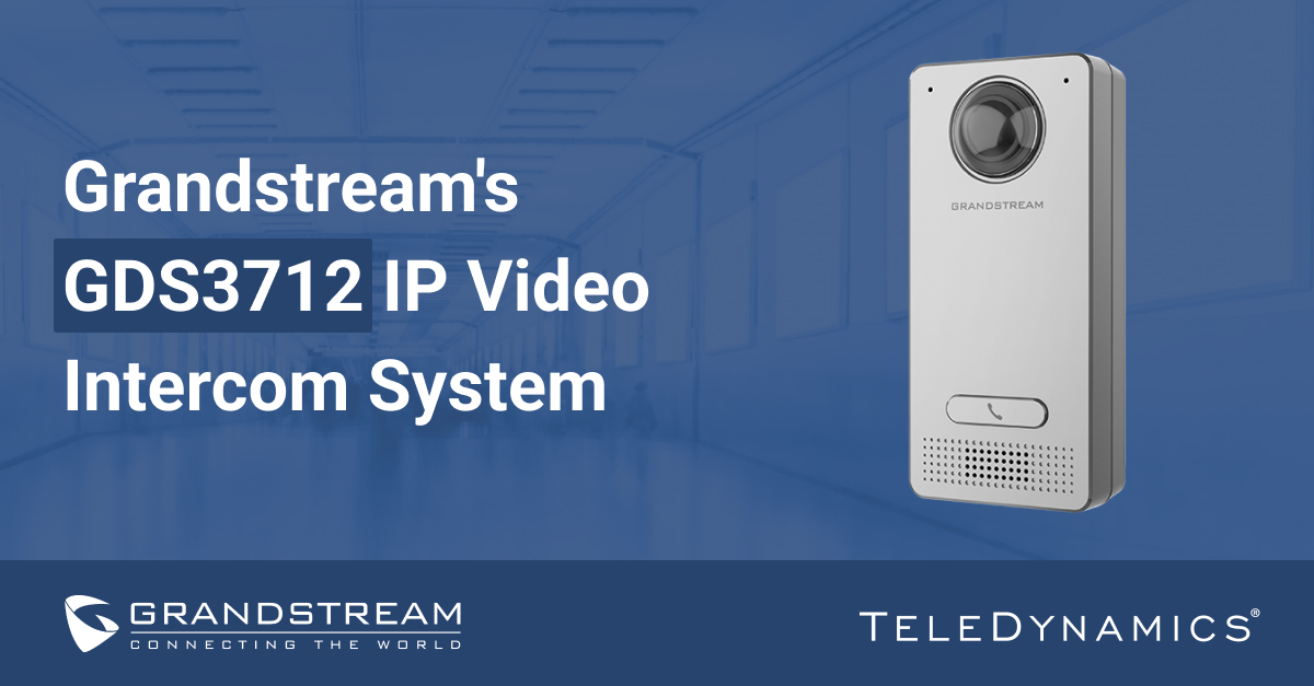 Grandstream GDS3712 IP Video Intercom System - Distributed by TeleDynamics
