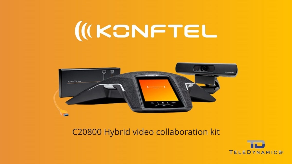 Konftel C20800 Hybrid video collaboration kit - distributed by TeleDynamics