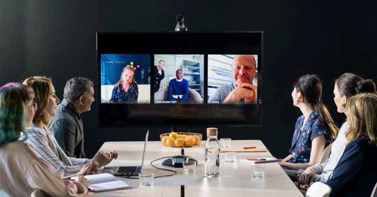 Konftel-powered video conference