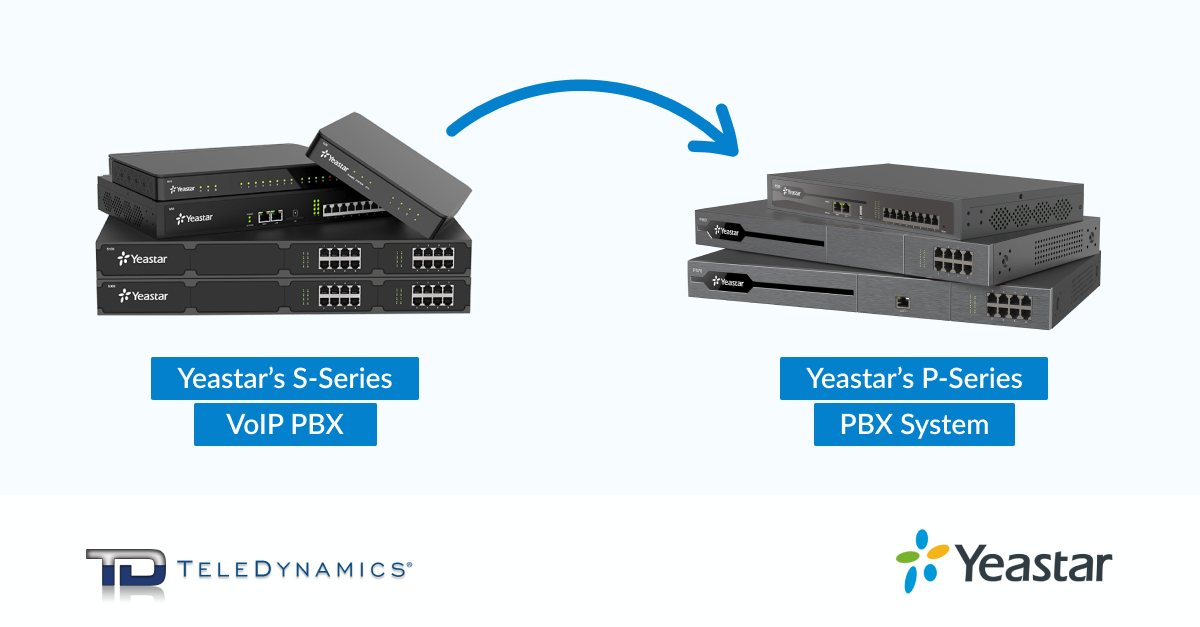 Yeastar's S-series IP PBX vs P-series PBX - TeleDynamics Blog