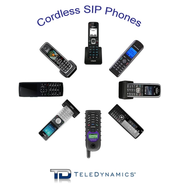 cordless SIP phone handsets - TeleDynamics