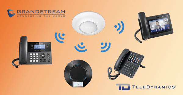 Grandstream Wi-Fi AP with Wi-Fi-enabled endpoints