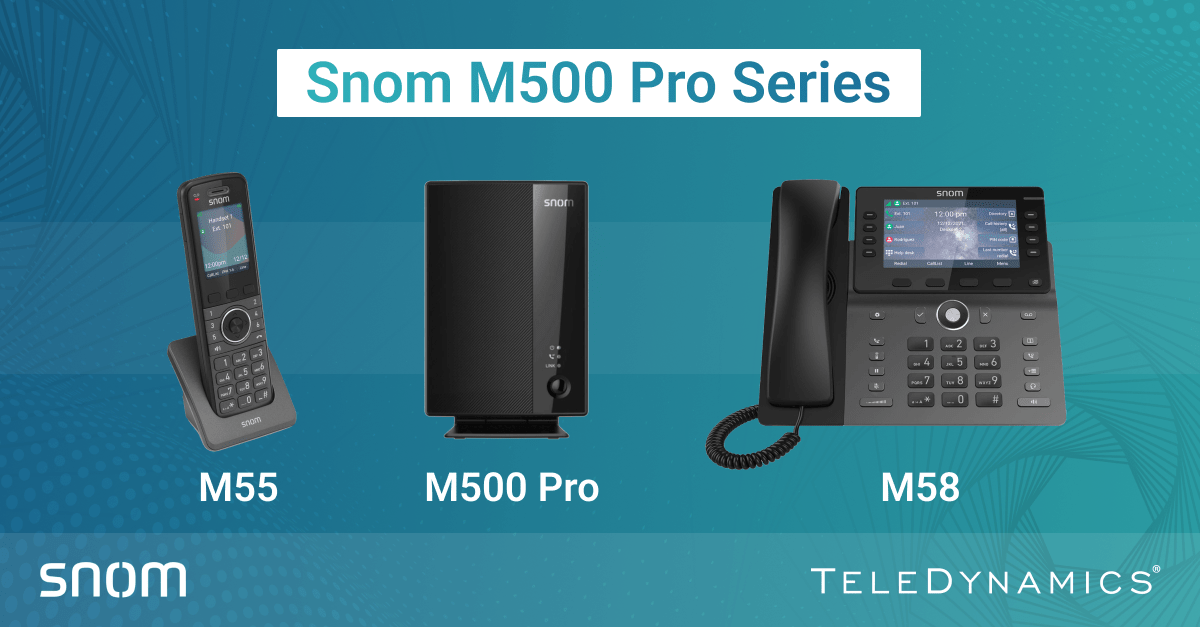 Snom M500 Pro Series - Distributed by TeleDynamics