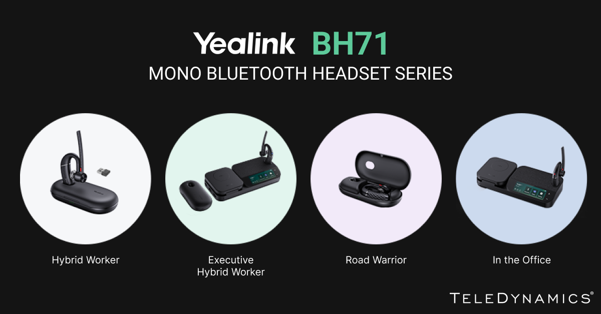 Yealink BH71 monaural Bluetooth headsets - TeleDynamics blog