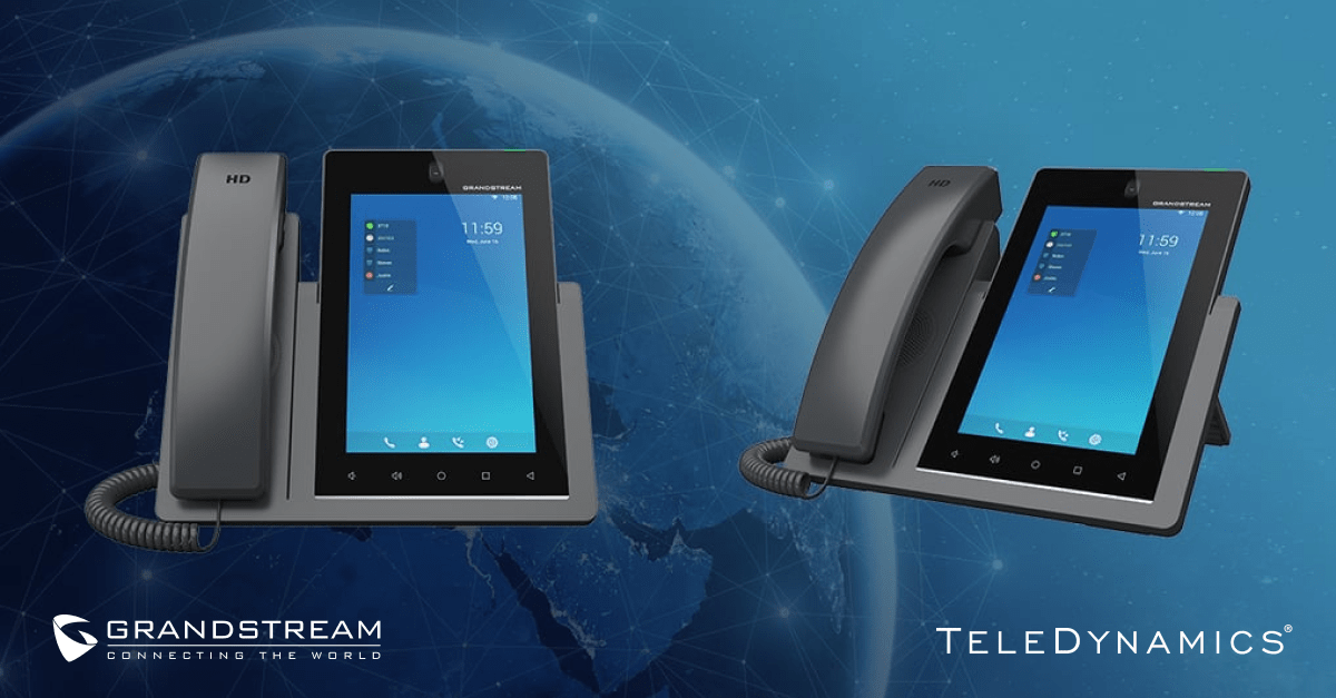 Grandstream GXV3470 IP phone - distributed by TeleDynamics